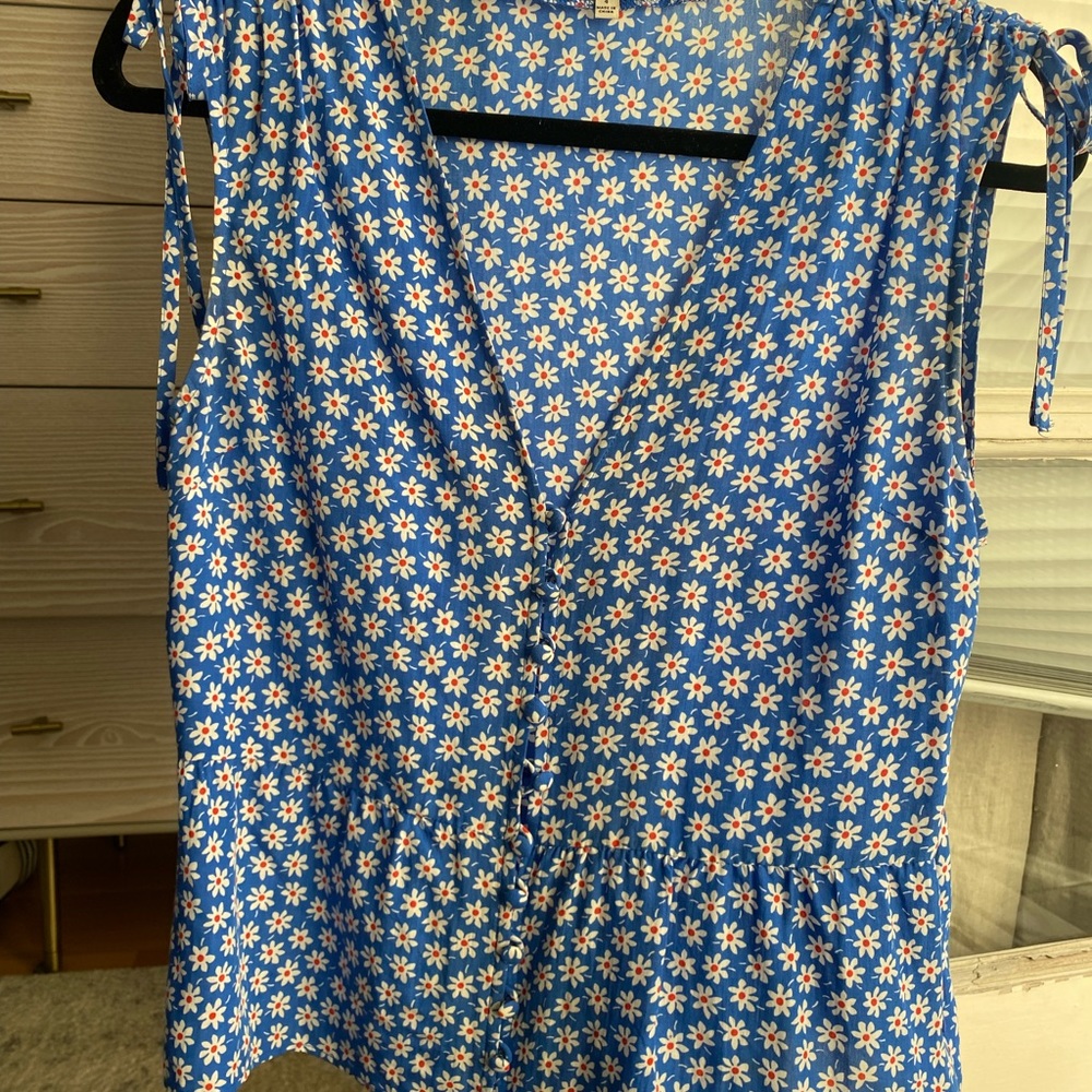 Madewell flower shirt